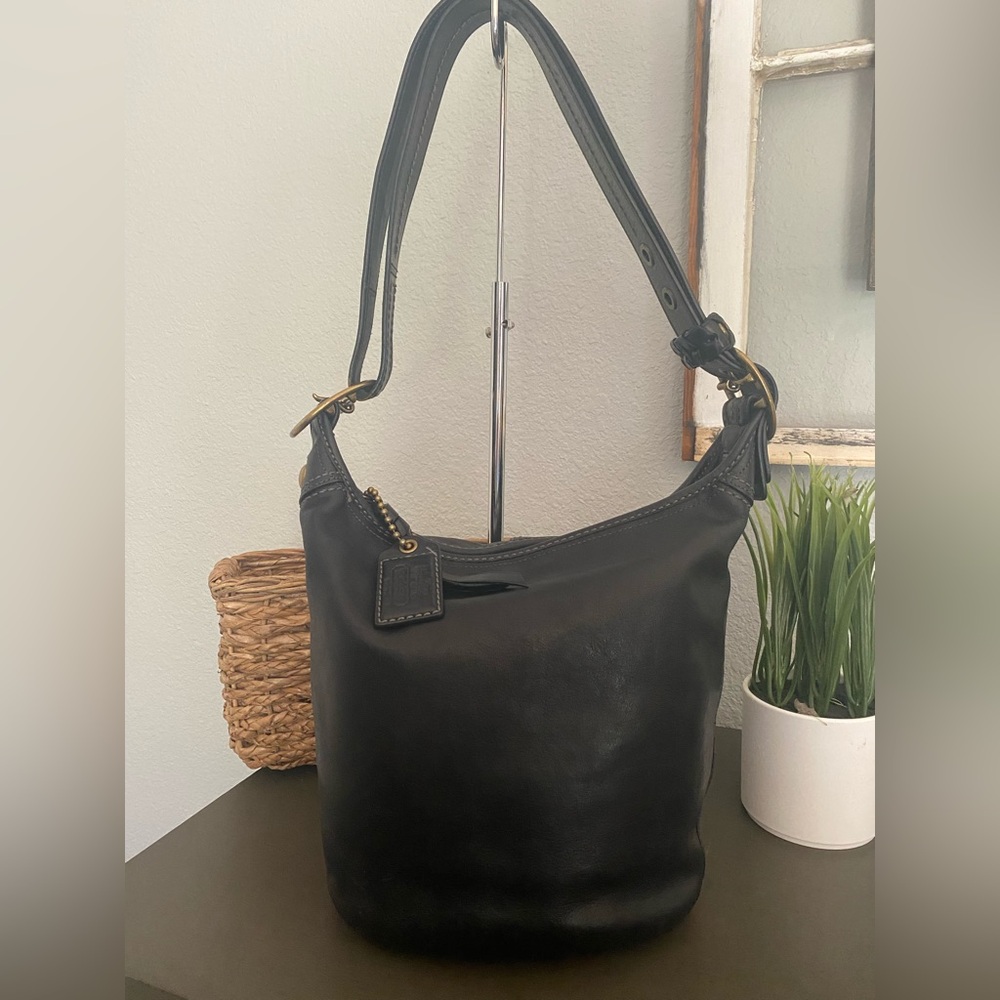 Coach BleeckerTattersall Vachetta Duffle Bucket Bag 11422 EUC